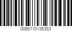 Código de barras (EAN, GTIN, SKU, ISBN): '0085715135353'