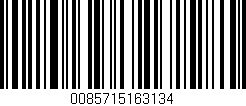 Código de barras (EAN, GTIN, SKU, ISBN): '0085715163134'