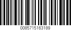 Código de barras (EAN, GTIN, SKU, ISBN): '0085715163189'