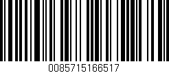 Código de barras (EAN, GTIN, SKU, ISBN): '0085715166517'