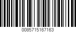 Código de barras (EAN, GTIN, SKU, ISBN): '0085715167163'