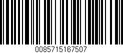 Código de barras (EAN, GTIN, SKU, ISBN): '0085715167507'