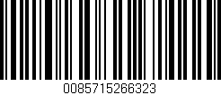 Código de barras (EAN, GTIN, SKU, ISBN): '0085715266323'