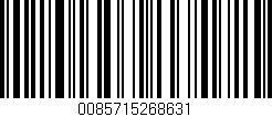 Código de barras (EAN, GTIN, SKU, ISBN): '0085715268631'