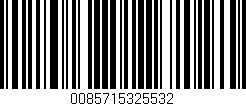 Código de barras (EAN, GTIN, SKU, ISBN): '0085715325532'