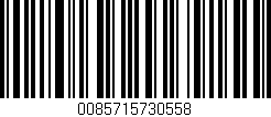Código de barras (EAN, GTIN, SKU, ISBN): '0085715730558'