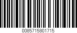 Código de barras (EAN, GTIN, SKU, ISBN): '0085715801715'
