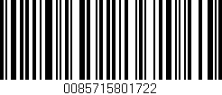 Código de barras (EAN, GTIN, SKU, ISBN): '0085715801722'