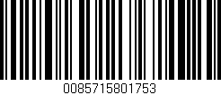 Código de barras (EAN, GTIN, SKU, ISBN): '0085715801753'