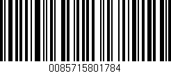 Código de barras (EAN, GTIN, SKU, ISBN): '0085715801784'