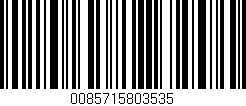 Código de barras (EAN, GTIN, SKU, ISBN): '0085715803535'