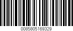 Código de barras (EAN, GTIN, SKU, ISBN): '0085805169329'