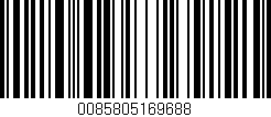 Código de barras (EAN, GTIN, SKU, ISBN): '0085805169688'