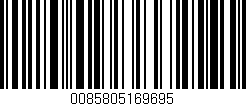 Código de barras (EAN, GTIN, SKU, ISBN): '0085805169695'