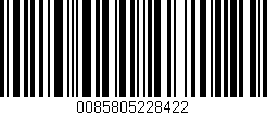 Código de barras (EAN, GTIN, SKU, ISBN): '0085805228422'