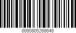 Código de barras (EAN, GTIN, SKU, ISBN): '0085805268848'