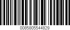 Código de barras (EAN, GTIN, SKU, ISBN): '0085805544829'
