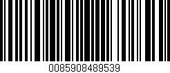 Código de barras (EAN, GTIN, SKU, ISBN): '0085908489539'