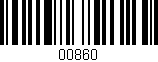 Código de barras (EAN, GTIN, SKU, ISBN): '00860'