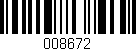 Código de barras (EAN, GTIN, SKU, ISBN): '008672'