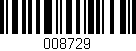 Código de barras (EAN, GTIN, SKU, ISBN): '008729'