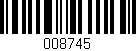 Código de barras (EAN, GTIN, SKU, ISBN): '008745'