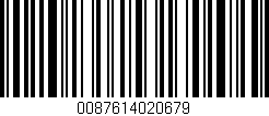 Código de barras (EAN, GTIN, SKU, ISBN): '0087614020679'