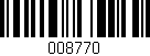Código de barras (EAN, GTIN, SKU, ISBN): '008770'