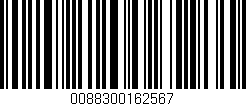 Código de barras (EAN, GTIN, SKU, ISBN): '0088300162567'