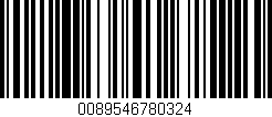 Código de barras (EAN, GTIN, SKU, ISBN): '0089546780324'
