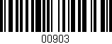 Código de barras (EAN, GTIN, SKU, ISBN): '00903'
