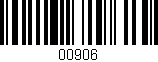 Código de barras (EAN, GTIN, SKU, ISBN): '00906'