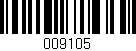 Código de barras (EAN, GTIN, SKU, ISBN): '009105'