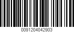 Código de barras (EAN, GTIN, SKU, ISBN): '0091204042903'