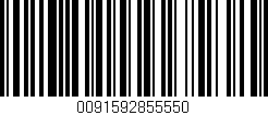 Código de barras (EAN, GTIN, SKU, ISBN): '0091592855550'