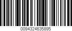 Código de barras (EAN, GTIN, SKU, ISBN): '0094324635895'