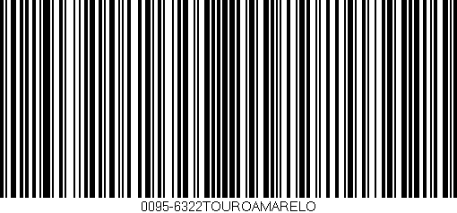 Código de barras (EAN, GTIN, SKU, ISBN): '0095-6322TOUROAMARELO'