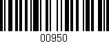 Código de barras (EAN, GTIN, SKU, ISBN): '00950'