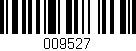 Código de barras (EAN, GTIN, SKU, ISBN): '009527'