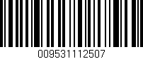 Código de barras (EAN, GTIN, SKU, ISBN): '009531112507'