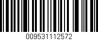 Código de barras (EAN, GTIN, SKU, ISBN): '009531112572'