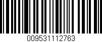 Código de barras (EAN, GTIN, SKU, ISBN): '009531112763'