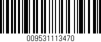 Código de barras (EAN, GTIN, SKU, ISBN): '009531113470'