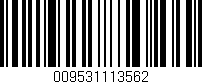 Código de barras (EAN, GTIN, SKU, ISBN): '009531113562'