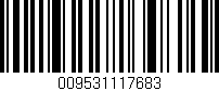 Código de barras (EAN, GTIN, SKU, ISBN): '009531117683'