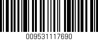 Código de barras (EAN, GTIN, SKU, ISBN): '009531117690'