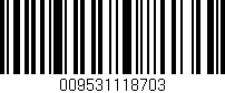 Código de barras (EAN, GTIN, SKU, ISBN): '009531118703'