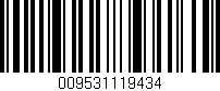 Código de barras (EAN, GTIN, SKU, ISBN): '009531119434'