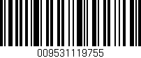 Código de barras (EAN, GTIN, SKU, ISBN): '009531119755'