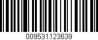 Código de barras (EAN, GTIN, SKU, ISBN): '009531123639'